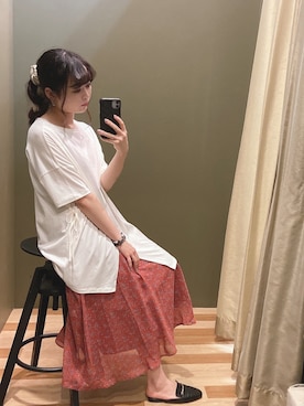 「COACH（コーチ）のアイテム（アクセサリー）」を使った、ﾕﾂﾞﾂﾞｷさん（レディース・157cm）の夏コーディネート