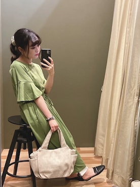 「rienda（リエンダ）のアイテム（財布/小物）」を使った、ﾕﾂﾞﾂﾞｷさん（レディース・157cm）の夏コーディネート