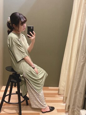 「rienda（リエンダ）のアイテム（財布/小物）」を使った、ﾕﾂﾞﾂﾞｷさん（レディース・157cm）の夏コーディネート