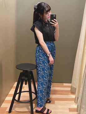 ユヅヅキさん(レディース・157cm)の夏コーディネート