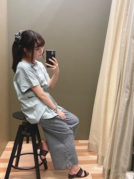 「rienda（リエンダ）のアイテム（財布/小物）」を使った、ﾕﾂﾞﾂﾞｷさん（レディース・157cm）の夏コーディネート