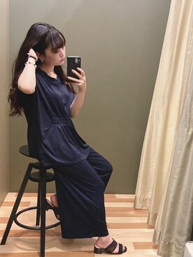 「COACH（コーチ）のアイテム（アクセサリー）」を使った、ﾕﾂﾞﾂﾞｷさん（レディース・157cm）の夏コーディネート