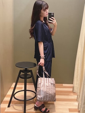 「COACH（コーチ）のアイテム（アクセサリー）」を使った、ﾕﾂﾞﾂﾞｷさん（レディース・157cm）の夏コーディネート