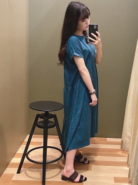 ﾕﾂﾞﾂﾞｷさん（レディース・157cm）の夏コーディネート