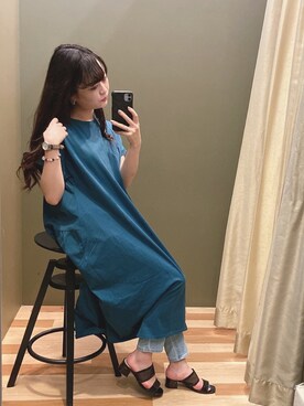 ﾕﾂﾞﾂﾞｷさん（レディース・157cm）の夏コーディネート