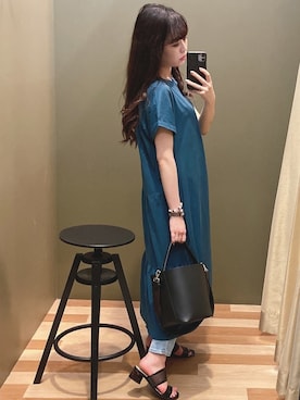 ﾕﾂﾞﾂﾞｷさん（レディース・157cm）の夏コーディネート