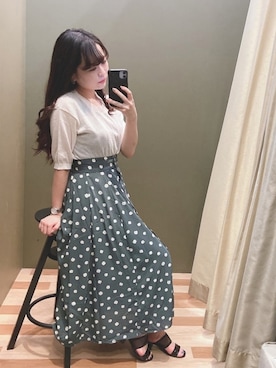 「COACH（コーチ）のアイテム（アクセサリー）」を使った、ﾕﾂﾞﾂﾞｷさん（レディース・157cm）の夏コーディネート