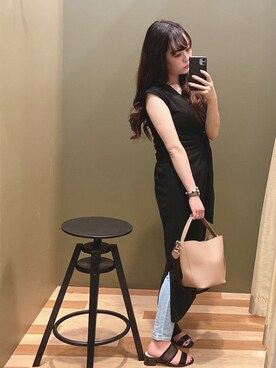 ユヅヅキさん(レディース・157cm)の夏コーディネート