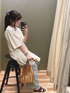「rienda（リエンダ）のアイテム（財布/小物）」を使った、ﾕﾂﾞﾂﾞｷさん（レディース・157cm）の夏コーディネート