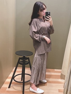 「COACH（コーチ）のアイテム（アクセサリー）」を使った、ﾕﾂﾞﾂﾞｷさん（レディース・157cm）の夏コーディネート