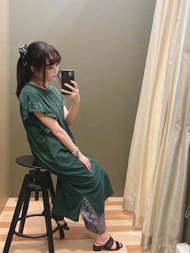 「rienda（リエンダ）のアイテム（財布/小物）」を使った、ﾕﾂﾞﾂﾞｷさん（レディース・157cm）の夏コーディネート