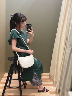 「rienda（リエンダ）のアイテム（財布/小物）」を使った、ﾕﾂﾞﾂﾞｷさん（レディース・157cm）の夏コーディネート