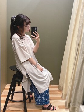 「rienda（リエンダ）のアイテム（財布/小物）」を使った、ﾕﾂﾞﾂﾞｷさん（レディース・157cm）の夏コーディネート