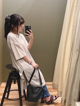 「rienda（リエンダ）のアイテム（財布/小物）」を使った、ﾕﾂﾞﾂﾞｷさん（レディース・157cm）の夏コーディネート