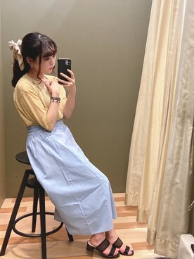 「rienda（リエンダ）のアイテム（財布/小物）」を使った、ﾕﾂﾞﾂﾞｷさん（レディース・157cm）の夏コーディネート
