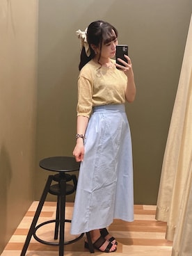 「rienda（リエンダ）のアイテム（財布/小物）」を使った、ﾕﾂﾞﾂﾞｷさん（レディース・157cm）の夏コーディネート