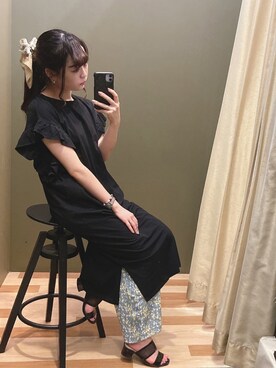 「rienda（リエンダ）のアイテム（財布/小物）」を使った、ﾕﾂﾞﾂﾞｷさん（レディース・157cm）の夏コーディネート