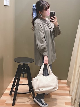 ﾕﾂﾞﾂﾞｷさん（レディース・157cm）の秋コーディネート