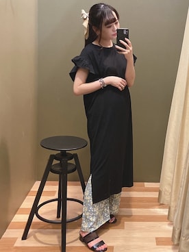 「rienda（リエンダ）のアイテム（財布/小物）」を使った、ﾕﾂﾞﾂﾞｷさん（レディース・157cm）の夏コーディネート