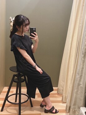 「rienda（リエンダ）のアイテム（財布/小物）」を使った、ﾕﾂﾞﾂﾞｷさん（レディース・157cm）の夏コーディネート