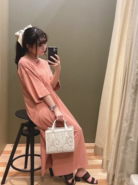 「rienda（リエンダ）のアイテム（財布/小物）」を使った、ﾕﾂﾞﾂﾞｷさん（レディース・157cm）の秋コーディネート