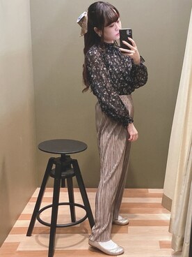 「COACH（コーチ）のアイテム（アクセサリー）」を使った、ﾕﾂﾞﾂﾞｷさん（レディース・157cm）の秋コーディネート