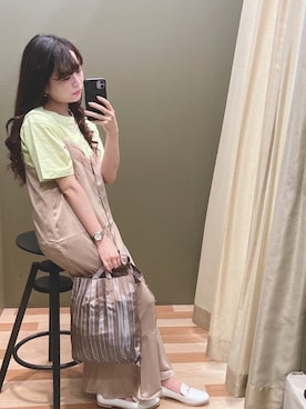 「Petit fleur（プチフルール）のアイテム」を使った、ﾕﾂﾞﾂﾞｷさん（レディース・157cm）の秋コーディネート