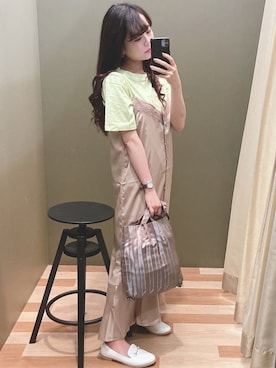 「Petit fleur（プチフルール）のアイテム」を使った、ﾕﾂﾞﾂﾞｷさん（レディース・157cm）の秋コーディネート