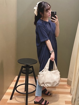 「rienda（リエンダ）のアイテム（財布/小物）」を使った、ﾕﾂﾞﾂﾞｷさん（レディース・157cm）の秋コーディネート