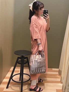 「rienda（リエンダ）のアイテム（財布/小物）」を使った、ﾕﾂﾞﾂﾞｷさん（レディース・157cm）の秋コーディネート
