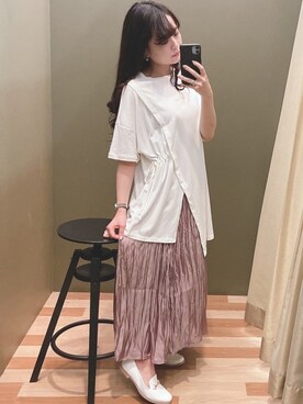 「COACH（コーチ）のアイテム（アクセサリー）」を使った、ﾕﾂﾞﾂﾞｷさん（レディース・157cm）の秋コーディネート