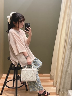 「rienda（リエンダ）のアイテム（財布/小物）」を使った、ﾕﾂﾞﾂﾞｷさん（レディース・157cm）の秋コーディネート