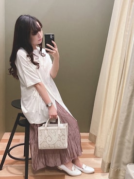 「COACH（コーチ）のアイテム（アクセサリー）」を使った、ﾕﾂﾞﾂﾞｷさん（レディース・157cm）の秋コーディネート