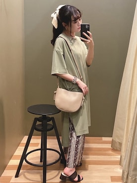 「rienda（リエンダ）のアイテム（財布/小物）」を使った、ﾕﾂﾞﾂﾞｷさん（レディース・157cm）の秋コーディネート