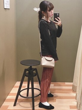「ELENCARE DUE（エレンカーレデュエ）のアイテム」を使った、ﾕﾂﾞﾂﾞｷさん（レディース・157cm）の秋コーディネート