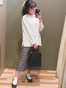 「cache cache（カシュ カシュ）のアイテム」を使った、ﾕﾂﾞﾂﾞｷさん（レディース・157cm）の秋コーディネート