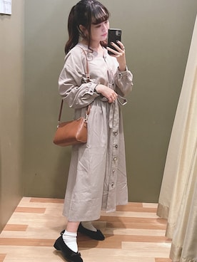 「ELENCARE DUE（エレンカーレデュエ）のアイテム」を使った、ﾕﾂﾞﾂﾞｷさん（レディース・157cm）の秋コーディネート