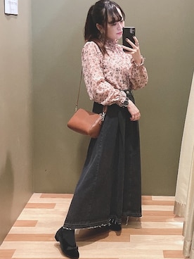 ﾕﾂﾞﾂﾞｷさん（レディース・157cm）の秋コーディネート