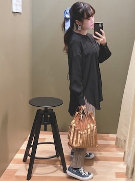 ユヅヅキさん(レディース・157cm)の秋コーディネート