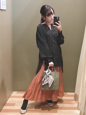 ﾕﾂﾞﾂﾞｷさん（レディース・157cm）の秋コーディネート