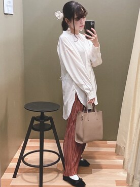 「cache cache（カシュ カシュ）のアイテム」を使った、ﾕﾂﾞﾂﾞｷさん（レディース・157cm）の秋コーディネート