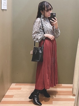 ﾕﾂﾞﾂﾞｷさん（レディース・157cm）の秋コーディネート