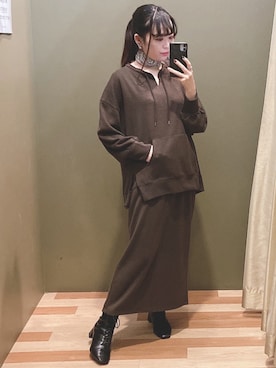 ﾕﾂﾞﾂﾞｷさん（レディース・157cm）の秋コーディネート