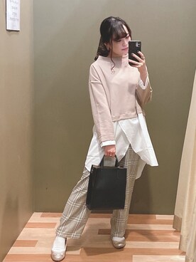 「cache cache（カシュ カシュ）のアイテム」を使った、ﾕﾂﾞﾂﾞｷさん（レディース・157cm）の秋コーディネート