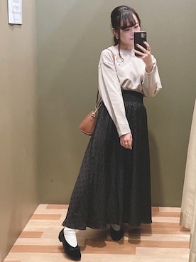 「COACH（コーチ）のアイテム（アクセサリー）」を使った、ﾕﾂﾞﾂﾞｷさん（レディース・157cm）の秋コーディネート