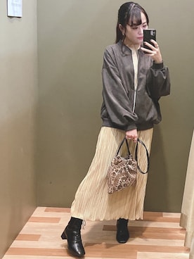 ﾕﾂﾞﾂﾞｷさん（レディース・157cm）の秋コーディネート