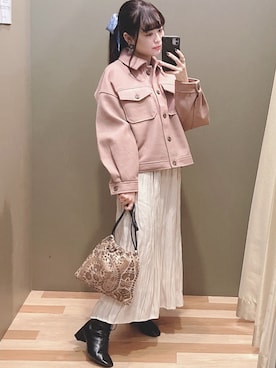 「COACH（コーチ）のアイテム（アクセサリー）」を使った、ﾕﾂﾞﾂﾞｷさん（レディース・157cm）の秋コーディネート