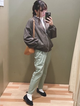 ﾕﾂﾞﾂﾞｷさん（レディース・157cm）の秋コーディネート