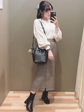 ユヅヅキさん(レディース・157cm)の秋コーディネート