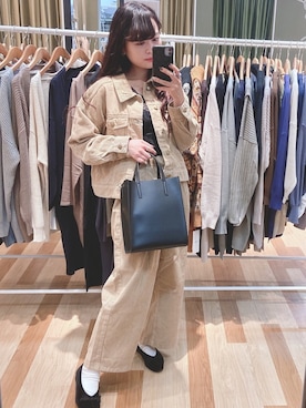 「cache cache（カシュ カシュ）のアイテム」を使った、ﾕﾂﾞﾂﾞｷさん（レディース・157cm）の秋コーディネート